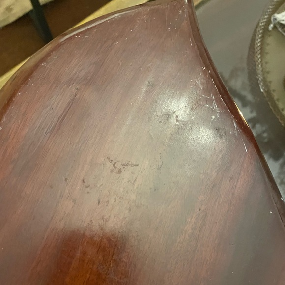 Authentic Solid Mahogany Cheese Board - Picture 3 of 3